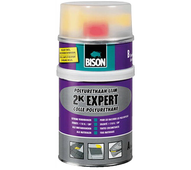 Bison 2K Expert Polyurethaanlijm Set 900 g