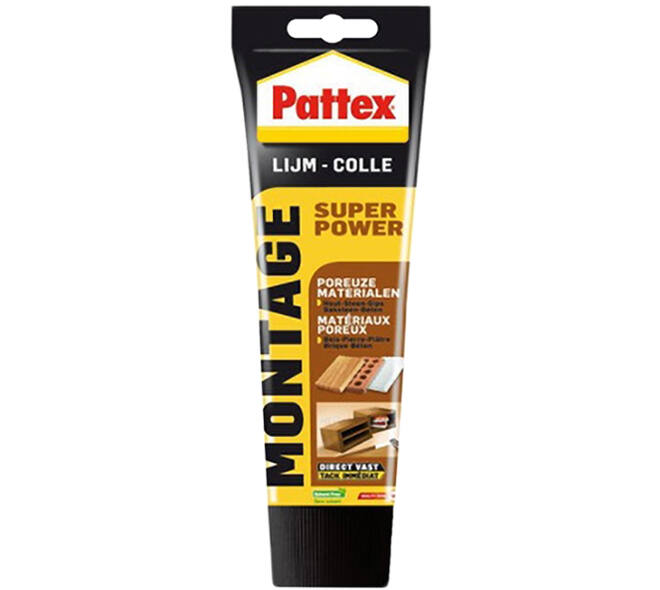 Pattex Montagekit Super Power Op Waterbasis Tube 250 g
