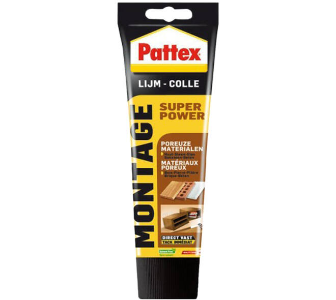 Pattex Montagekit Super Power Op Waterbasis Tube 250 g