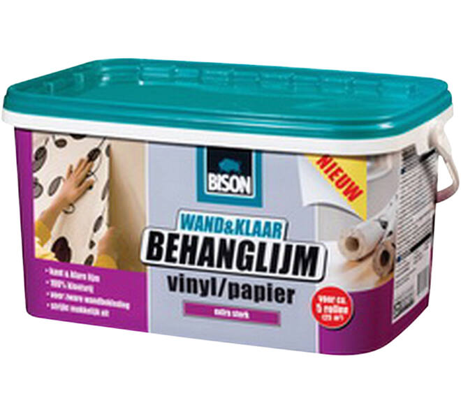 Bison Wand&Klaar Vinyl/Papier Behang 2,5 kg