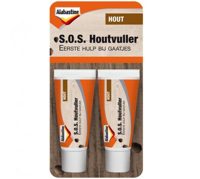 Alabastine S.O.S Houtvuller Tube 2x20 ml