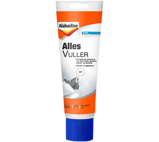 Alabastine Allesvuller Wit Tube 330 g
