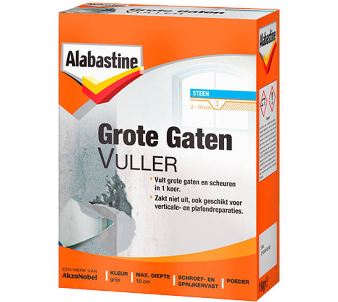 Alabastine Grote Gaten Vuller Poeder Pak 1 kg