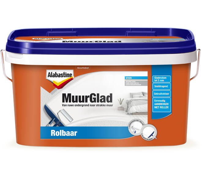 Alabastine Muurglad Rolbaar 10 L