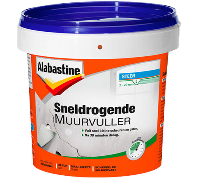 Alabastine Sneldrogende Muurvuller Pot 1 kg