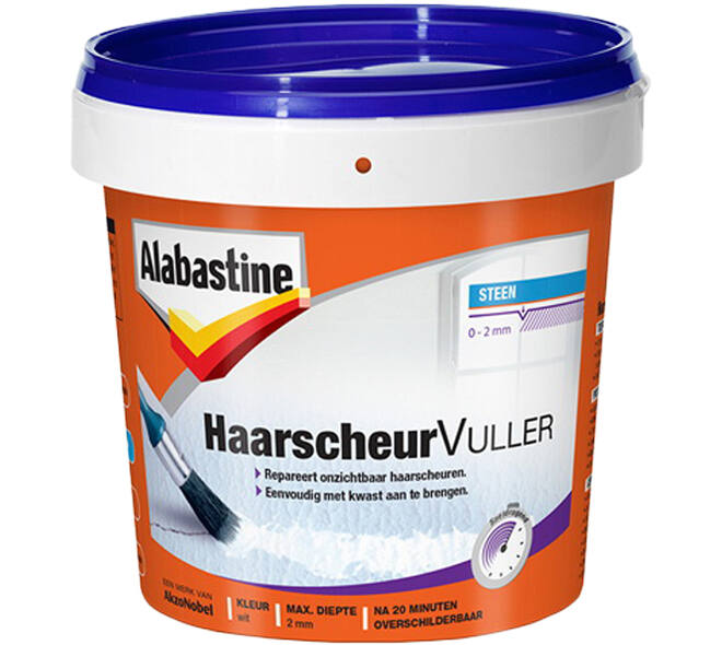 Alabastine Haarscheur Vuller Kant & Klaar Pot 250 ml