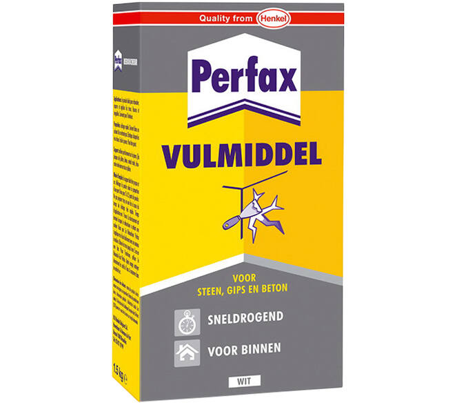 Perfax Vulmiddel 1,5 kgWit
