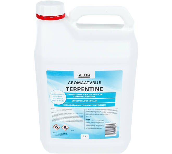 VEBA Terpentine Aromaatvrij 5 L
