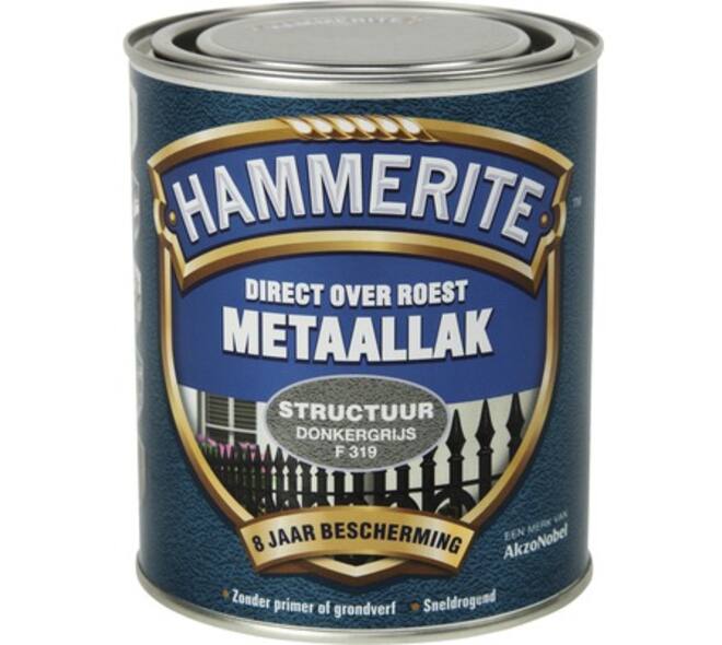 HAMMERITE STRUCT D GRIJS 750ML