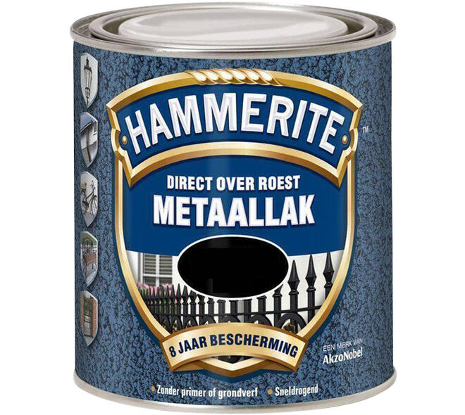 Hammerite Hamerslag Bruin H150 250 ml