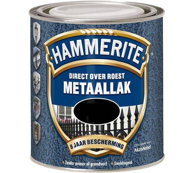 Hammerite Hamerslag Rood H140 250 ml