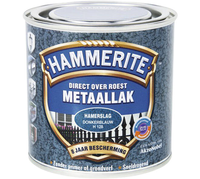 Hammerite Hamerslag Donker Blauw H128 250 ml
