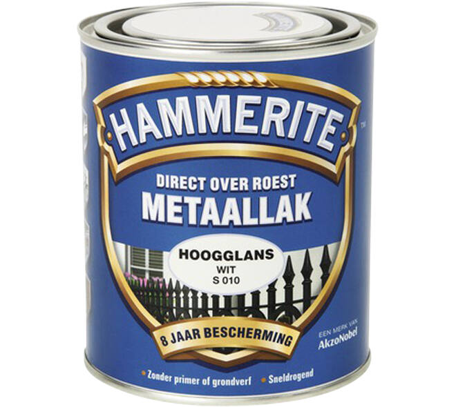 Hammerite Hoogglans Wit S010 750 ml