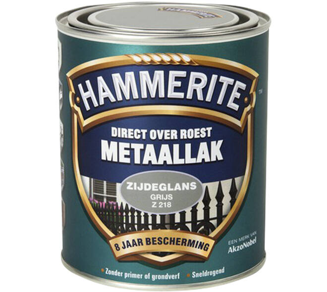 Hammerite Zijdeglans Grijs Z218 750 ml