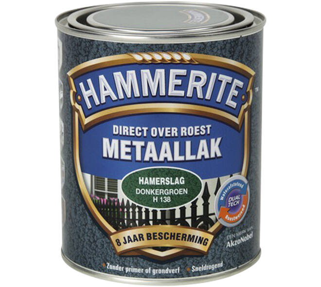 Hammerite Hamerslag Donker Groen H138 2,5 L