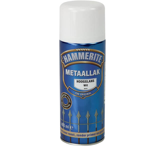Hammerite Hoogglans Wit S010 400 ml