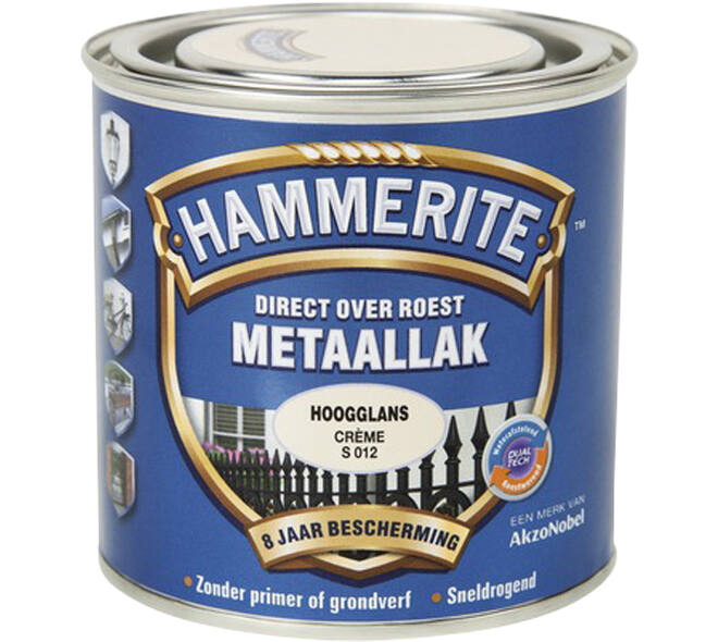 Hammerite Zijdeglans Creme S012 250 ml