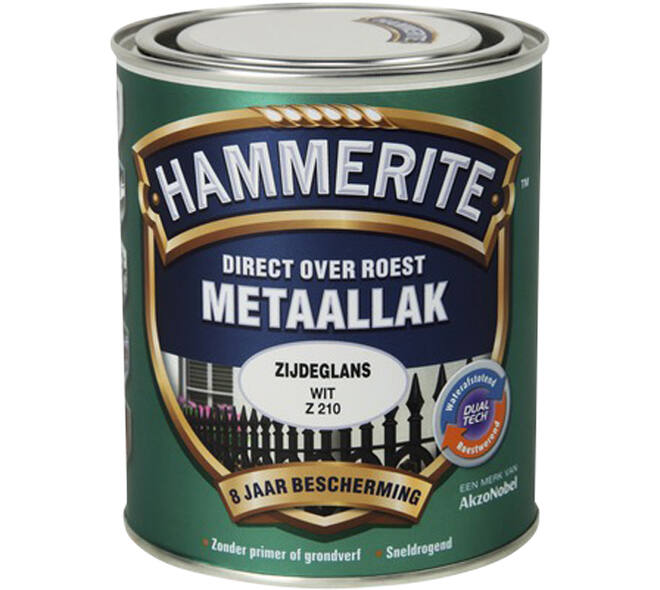 Hammerite Zijdeglans Wit Z210 750 ml