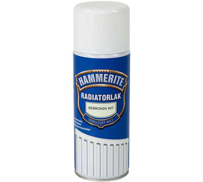 Hammerite Radiatorlak Gebroken Wit 400 ml