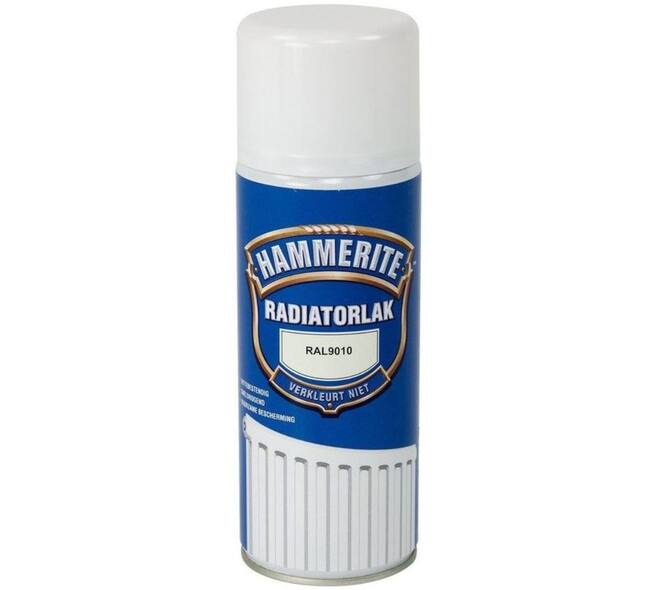 Hammerite Radiatorlak RAL9010 400 ml