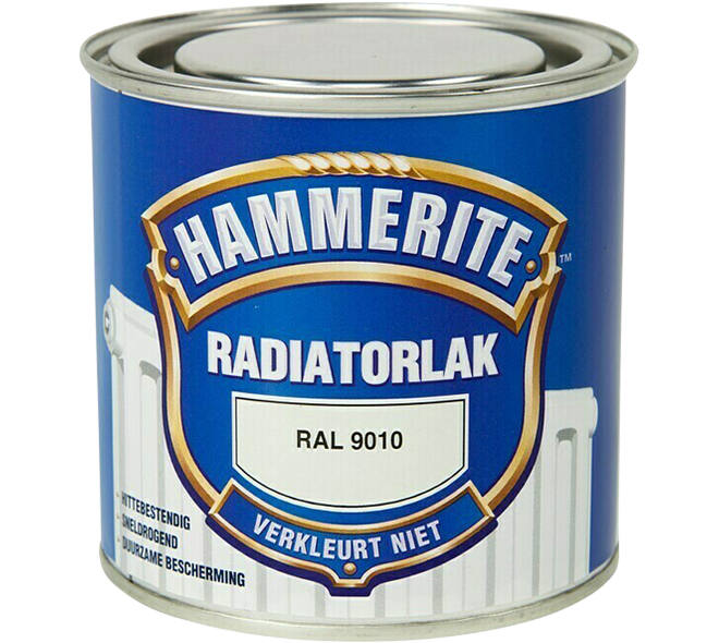 Hammerite Radiatorlak RAL9010 750 ml