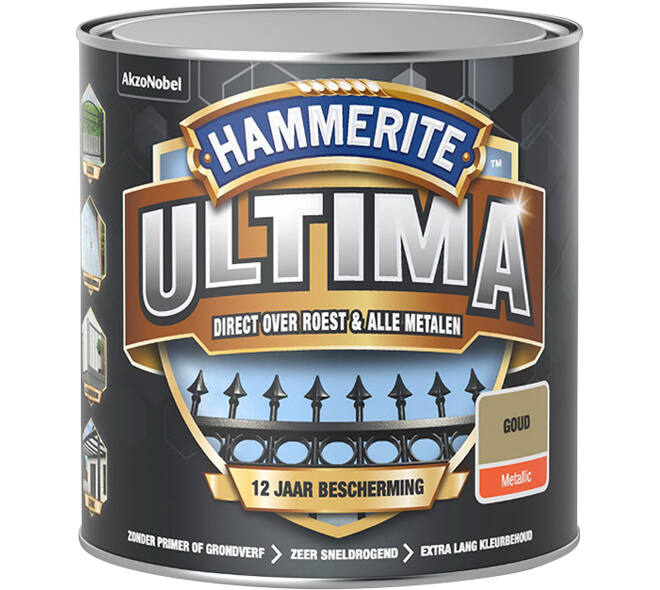Hammerite Ultima Goud 250 ml