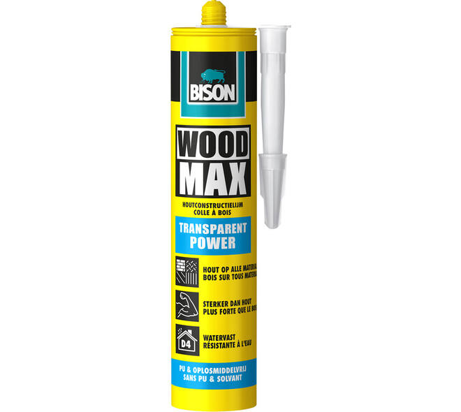 Bison Wood Max Transparant Koker 320 gr