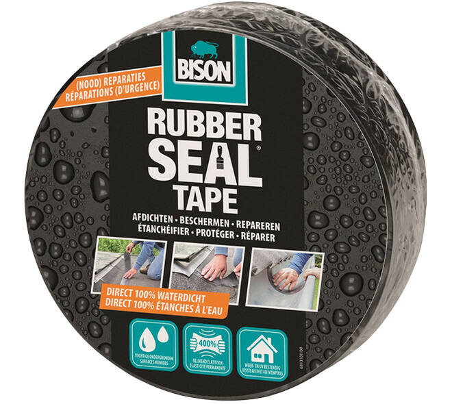 Bison Rubber Seal Tape 7,5 cm Rol 5M