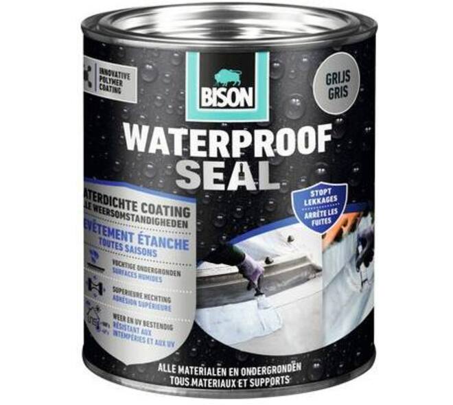 Bison Waterproof Seal 1 kg Grijs
