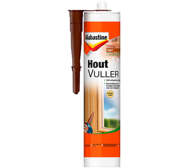 Alabastine Houtvuller Naturel/Vuren 485 g Koker