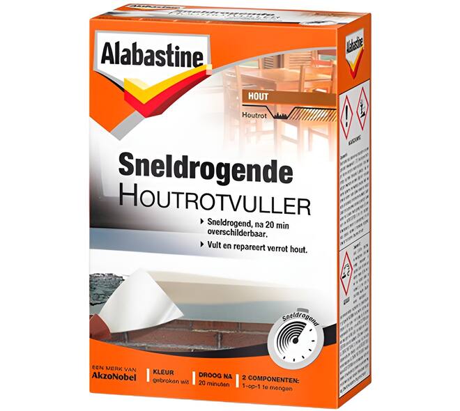 Alabastine Sneldrogende Houtrotvuller 2 Componenten 500 g