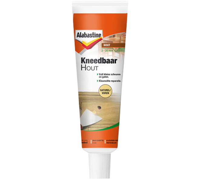 Alabastine Kneedbaar Hout Naturel/Vuren Tube 75 g