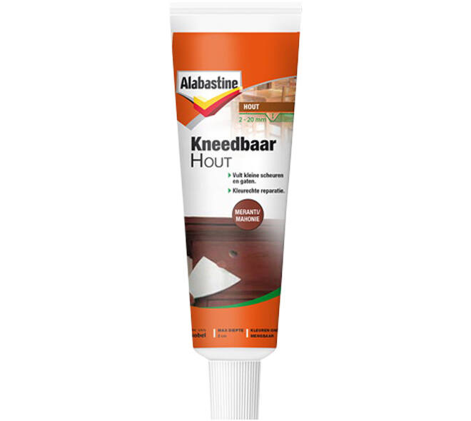 Alabastine Kneedbaar Hout Meranti/Mahonie Tube 75 g