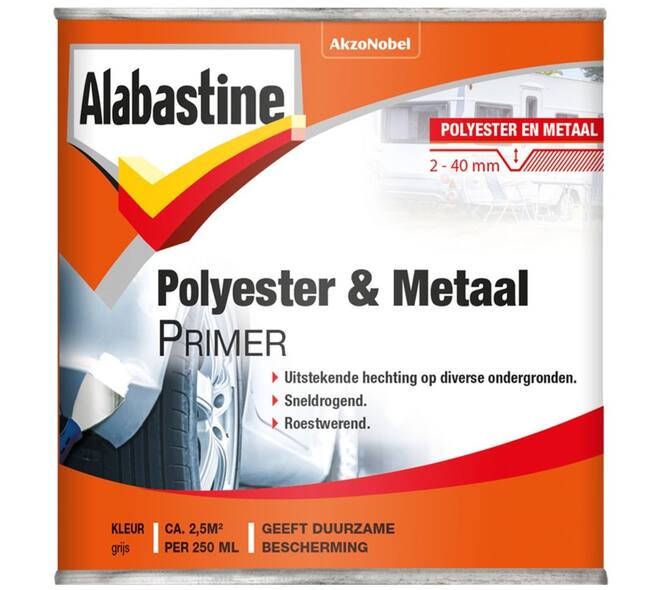 Alabastine Polyester & Metaal Primer 250 ml