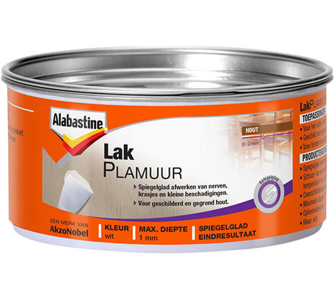 Alabastine Lakplamuur Blik 800 g