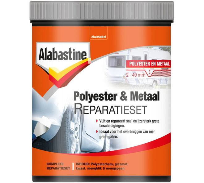 Alabastine Polyester & Metaal Reparatieset 2x100 ml