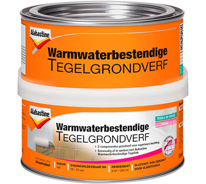 Alabastine Warmwaterbestendige Tegelgrondverf 2 Componenten 250 ml