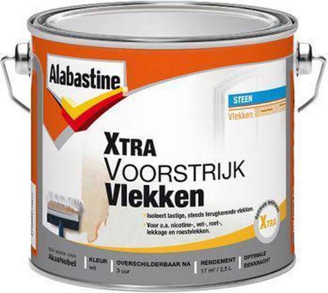 Alabastine Xtra Voorstrijk Vlekken 2,5 L