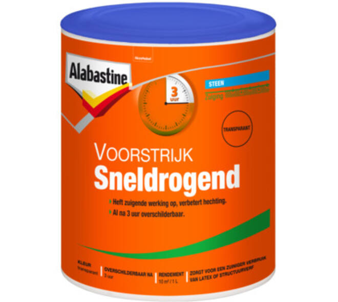 Alabastine Sneldrogende Voorstrijk Transparant 1 L