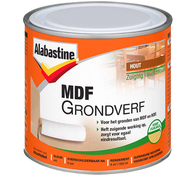 Alabastine MDF 2in1 Grondverf 500 ml