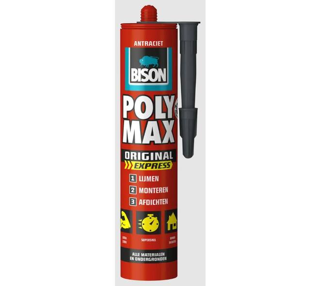 Bison Poly Max Express Antraciet  425 g