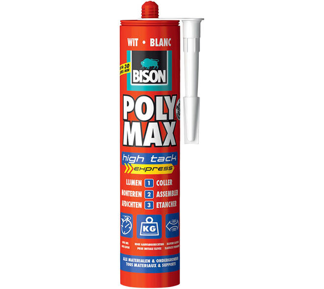 Bison Polymax High Tack Express Wit 440 g