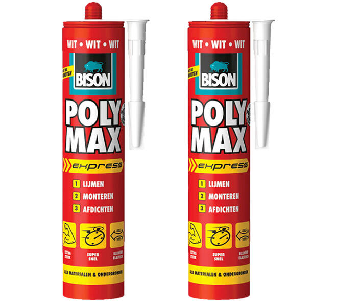 Bison Poly Max Wit Express Duo 435 g