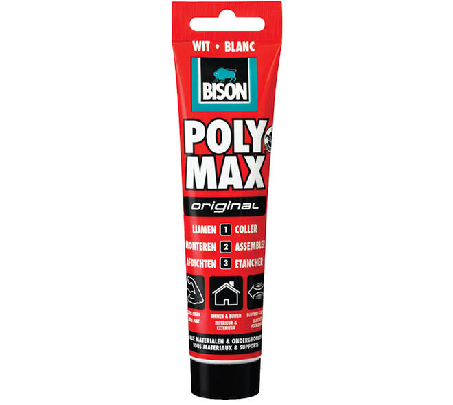 Bison Poly Max Wit 165g Hangtube