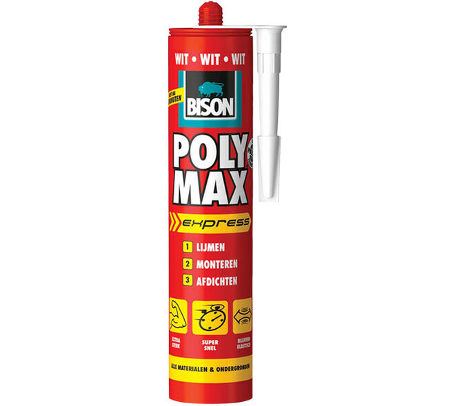 Bison Poly Max Express Wit 425 g