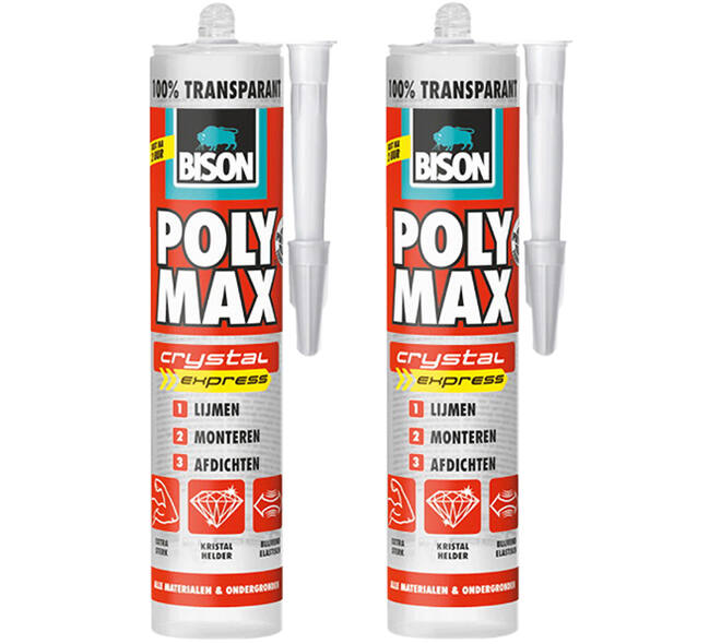 Bison Poly Max Crystal Duopack 300 g