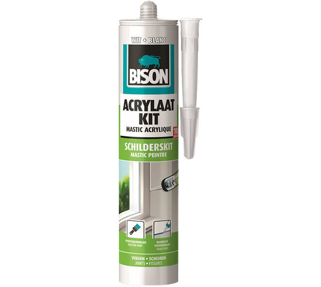 Bison Acrylaatkit Bruin 300 ml