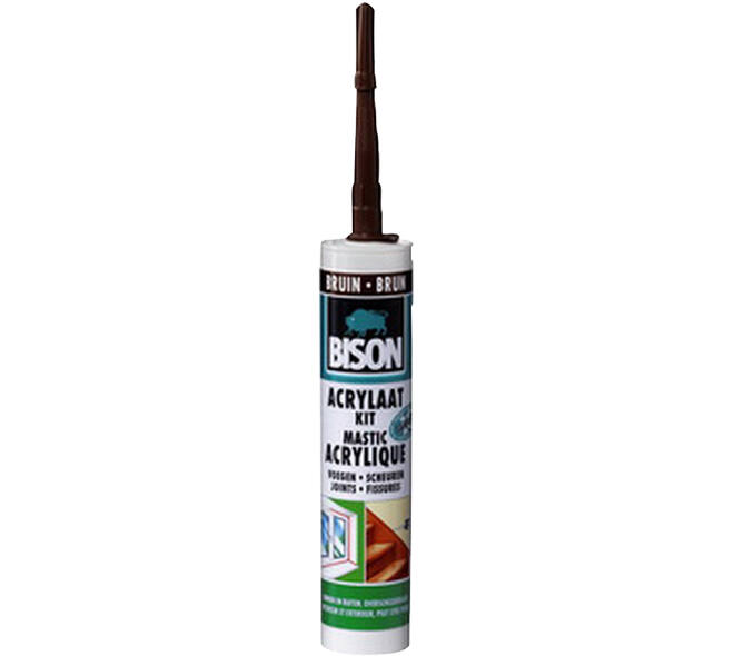 Bison Acrylaatkit Bruin 300 ml
