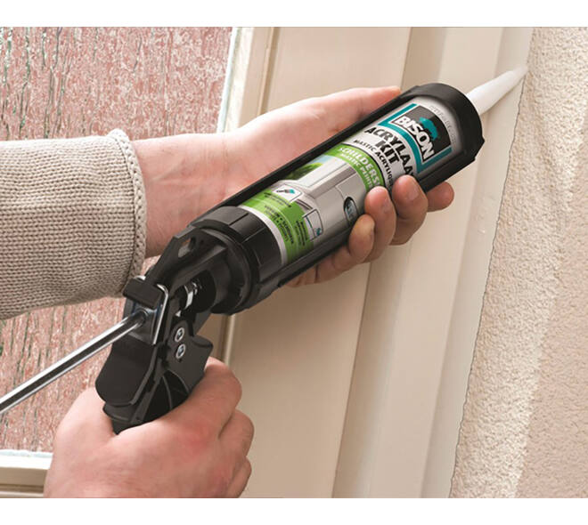 Bison Acrylaatkit Structuur Wit 300 ml