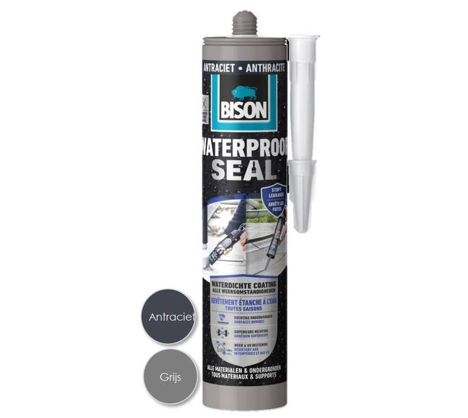 Bison Waterproof Seal Antraciet 290 ml